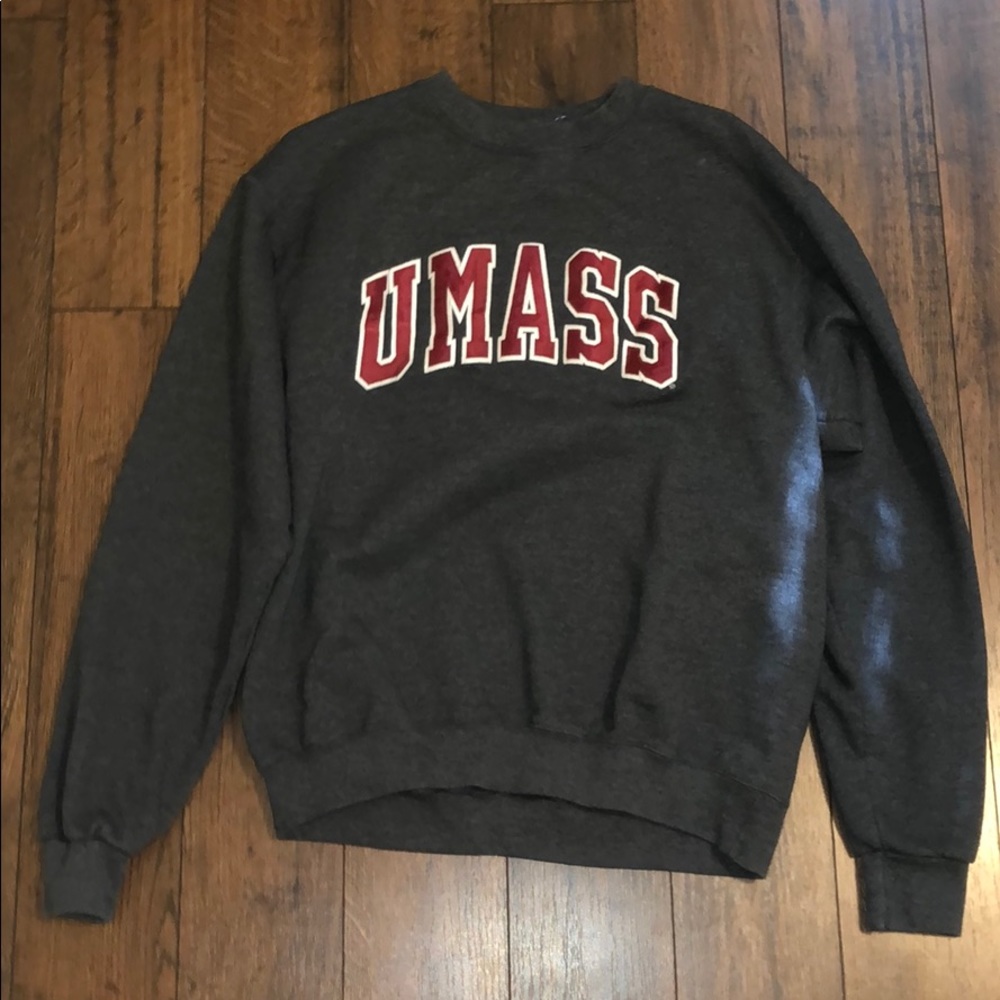 Worn UMASS Crewneck
